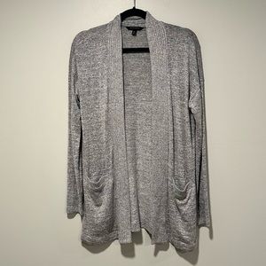 Banana Republic Grey Open Cardigan